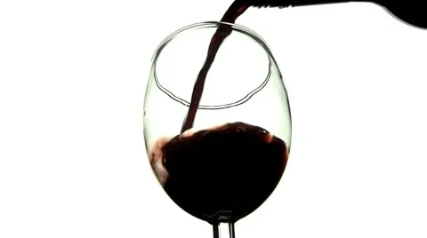 Red wine pour; 4 Stock Footage 10599619