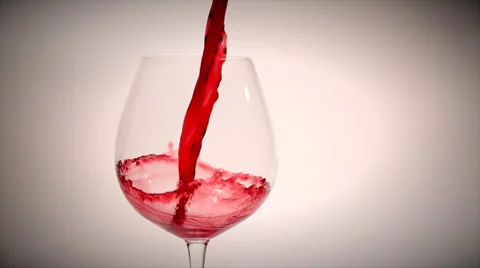Red Wine Pour Stock Footage 30366695