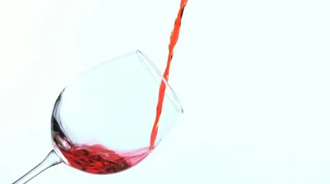 Red wine pouring 2 Stock Footage 21329120
