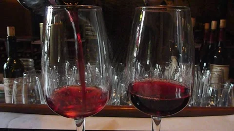 Red Wine Pouring Stock Footage 10884405