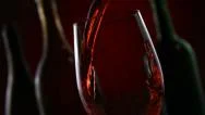 Red Wine Pouring, Slow Motion Stock Footage