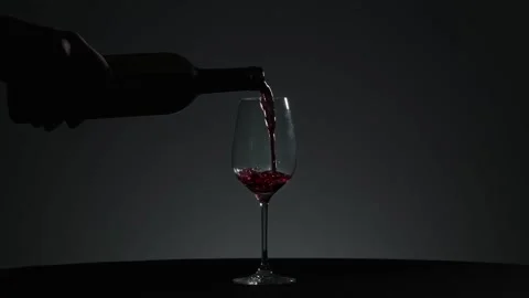 Red wine in slow mo Vidéo 170489228