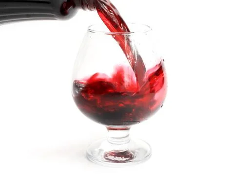 Red wine splash pattern 写真素材