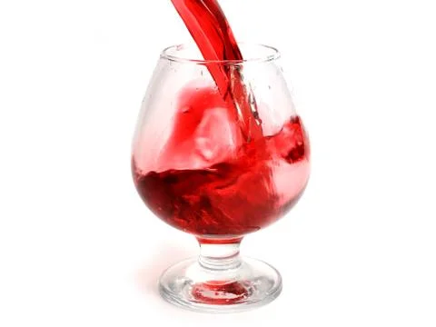 Red wine splash pattern Stock Photos
