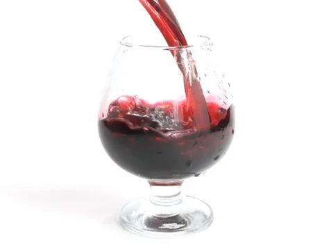 Red wine splash pattern 写真素材