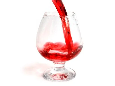 Red wine splash pattern 写真素材