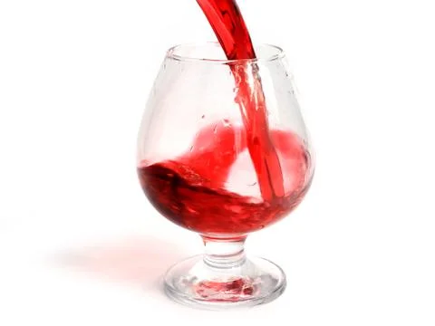 Red wine splash pattern Foto stock