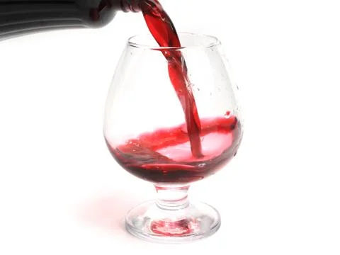 Red wine splash pattern 写真素材