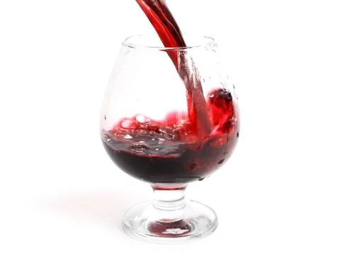 Red wine splash pattern Stockfoto's