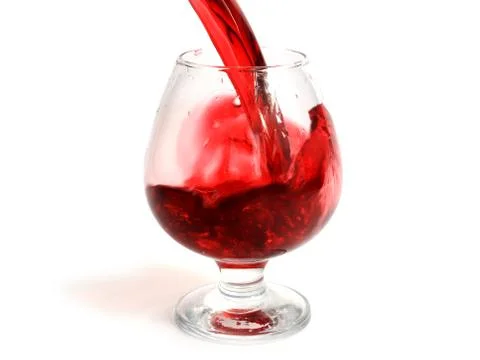 Red wine splash pattern Stock Photos