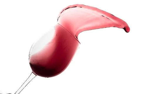 Red wine splash Stock Photos