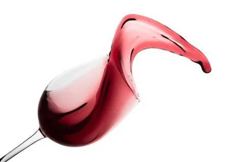 Red wine splash Stock Photos
