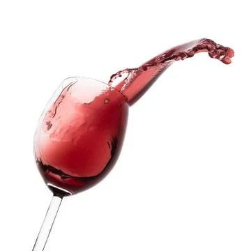 Red wine splash Stock-Fotos