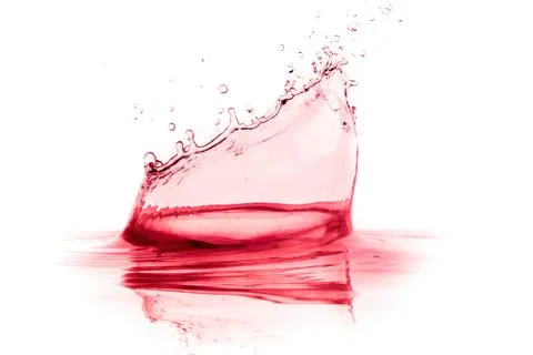 Red wine splash Stock Photos