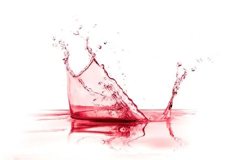 Red wine splash Stock Photos