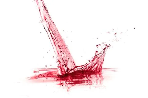 Red wine splash Stock Photos