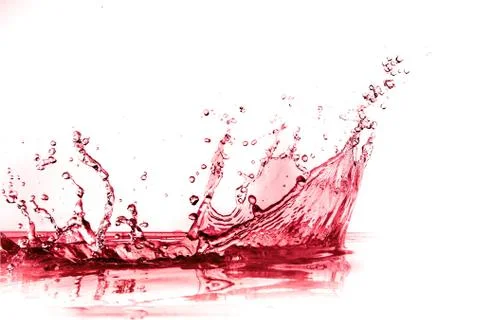 Red wine splash Stock Photos