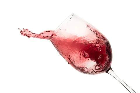 Red wine splash Stock Photos