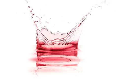 Red wine splash Stock Photos