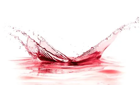Red wine splash Stock-Fotos