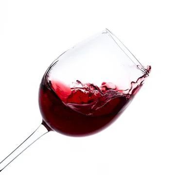 Red wine splash Stock Photos