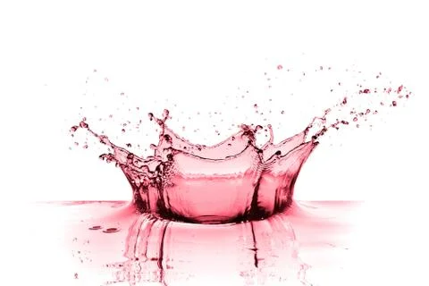 Red wine splash Stock Photos