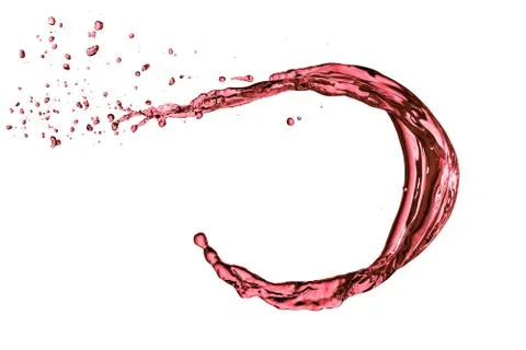 Red wine splash Stock Photos