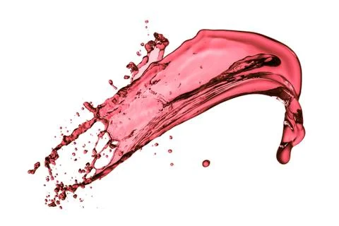 Red wine splash Stock Photos