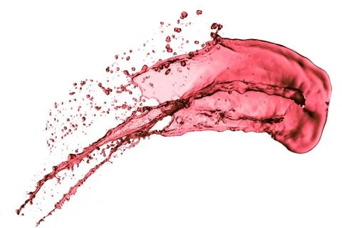 Red wine splash Stock Photos
