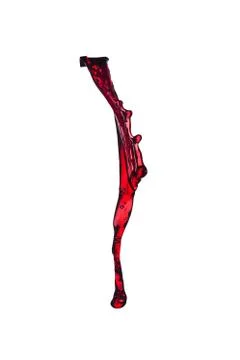 Red wine splash Stock Photos