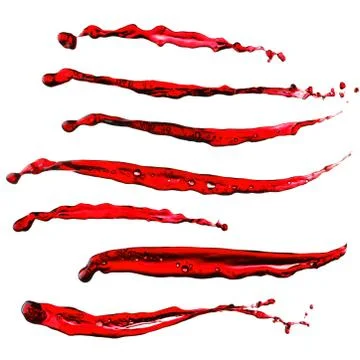 Red wine splashes Stock Photos