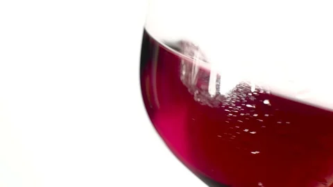 Red wine swirl. Video stock 98212026