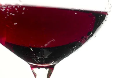 Red wine swirling. Video stock 98207899