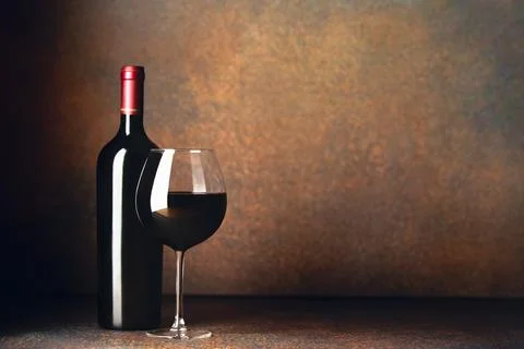Red wine tasting concept Stock Photos