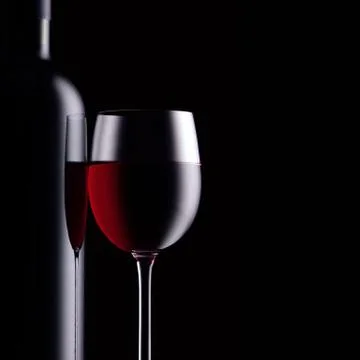 Red wine tasting Stock-Fotos