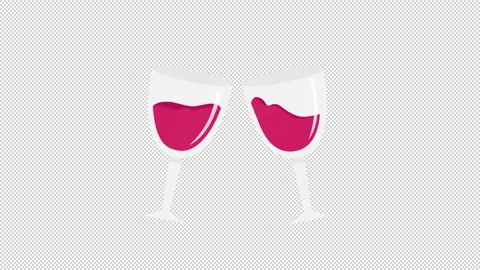 Red Wine Toast Stock Footage 205061666