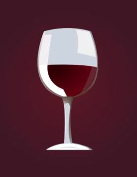 Red wine vector illustration Stock Illustration