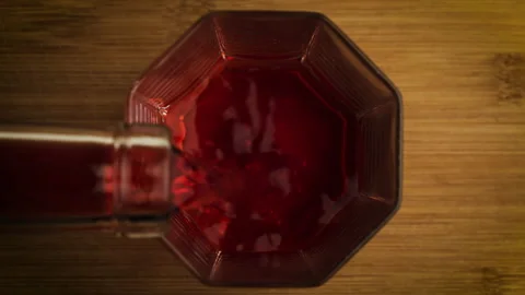 Red wine. Whisky. Stock Footage 238854003
