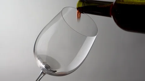 Red wineglass Stock Footage 126956134