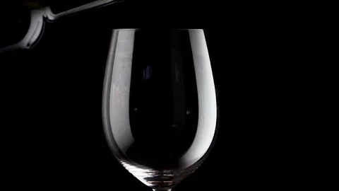 Red wineglass Video stock 126956238