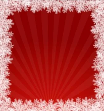 Red winter background Stock Illustration