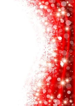 Red Winter Background Stock Illustration