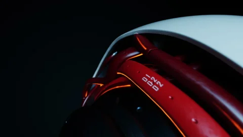 Red Wire Network, The first-person camera moves along the wires Stock Footage 307998979
