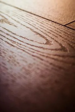 Red wood texture, interior design Stock Photos