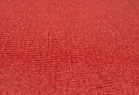 Red wool knitwork selective focus perspective Stock Photos