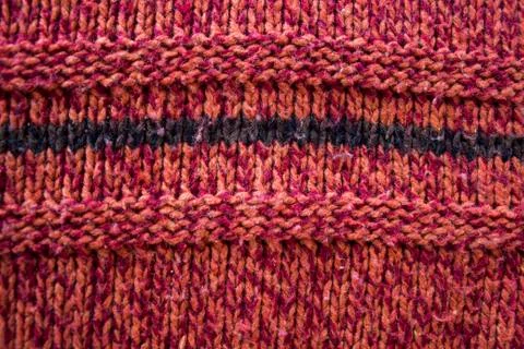 Red wool Stock-Fotos