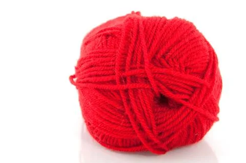 Red wool Stock Photos