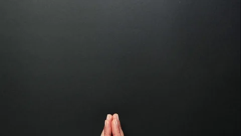 Red woolen heart pulsing on the hands Stock Footage 72285351