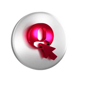 Red Worker icon isolated on transparent background. Business avatar symbol .. Stock Illustration