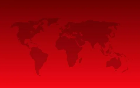 Red world color background Stock Illustration
